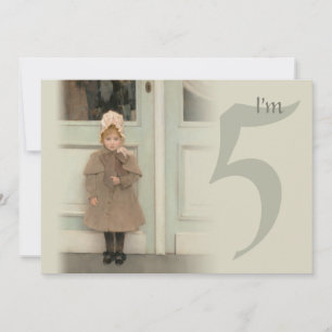 Little Jeanne CC0161 Fine art Birthday Party Invitation