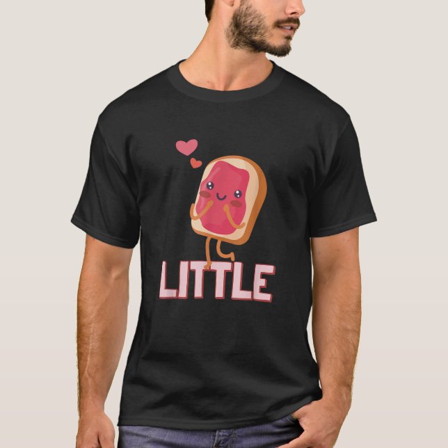 Little Jelly PB J Sorority Reveal Set Big Sister  T-Shirt (Front)