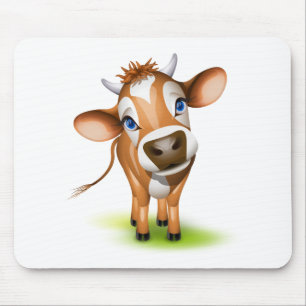 Little jersey cow mouse mat