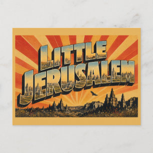 Little Jerusalem Kansas Chalk Spires Prairie Art Postcard
