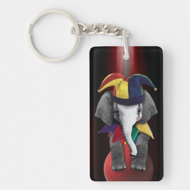 Little Jester Elephant Key Ring (Front)