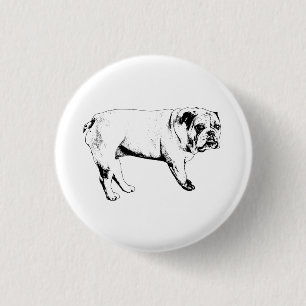Little Joy Bulldog Pin