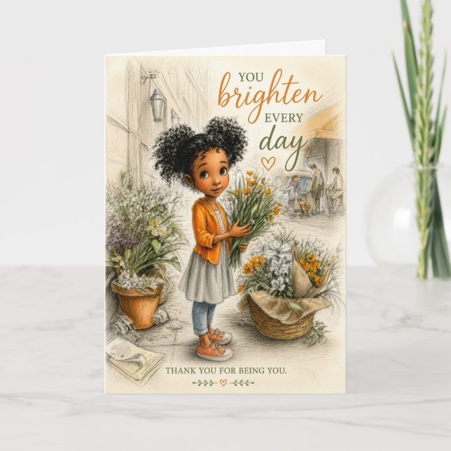Little Joys Brighten Days Card (Front)