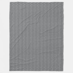 Little Jumping Fish Grey Fleece Blanket