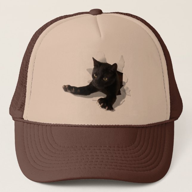 little jumping panther2 trucker hat (Front)
