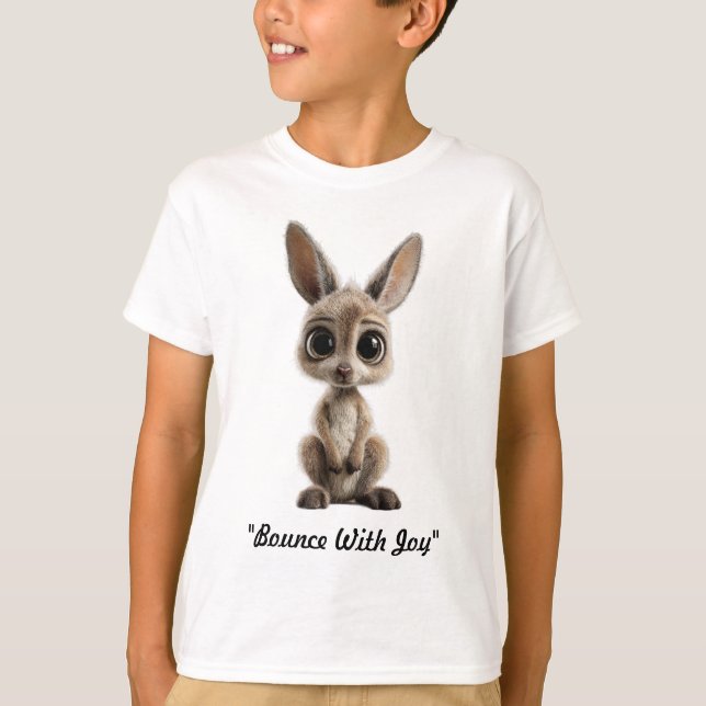 "Little Kangaroo Joy" T-Shirt (Front)