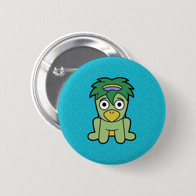 Little Kappa Yokai 6 Cm Round Badge (Front & Back)