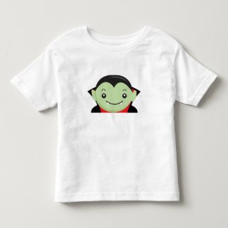 Little Kid Vampire Halloween Cartoon Character Toddler T-Shirt