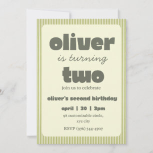 Little kids invitation