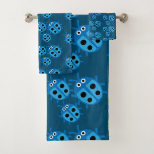 Little Kids ladybird Ladybug Bath Towel Set