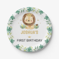 Little King Lion Crown 1st Birthday