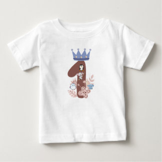 Little King’s 1st Birthday Shirt" Baby T-Shirt
