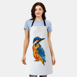 Little Kingfisher Bird Apron