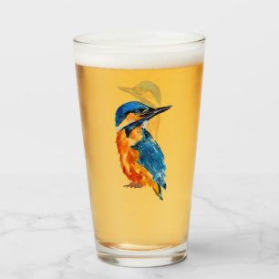 Little Kingfisher Bird Glass