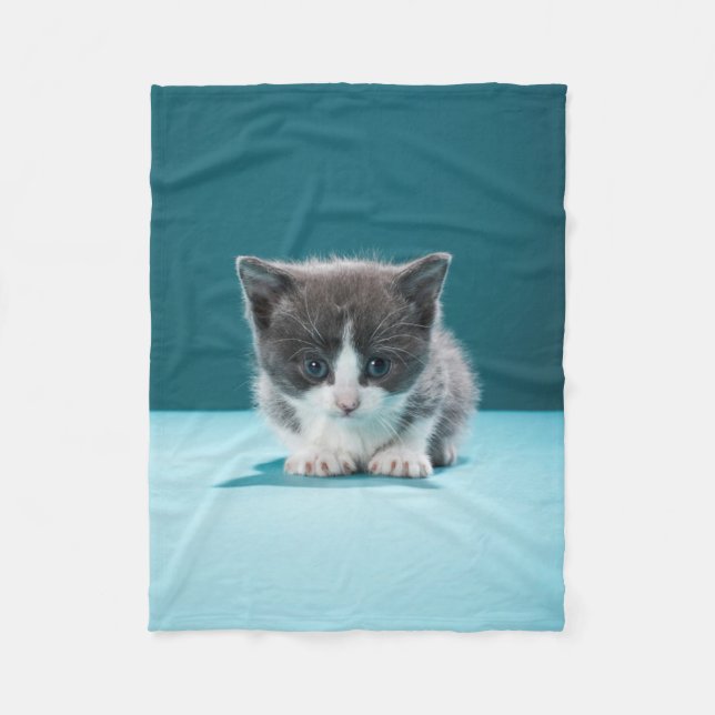Little Kitten Fleece Blanket (Front)