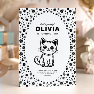 Little kitten Kid's birthday party Invitation