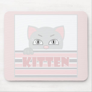 Little kitty mouse mat
