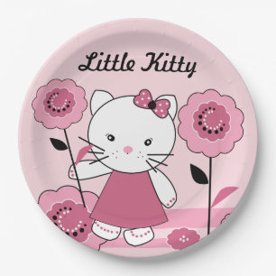 Little Kitty Paper Plate