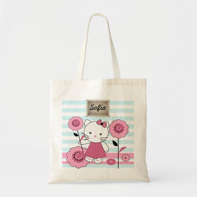 Little Kitty Tote Bag (Front)
