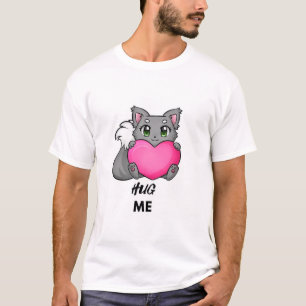 Little kitty with a heart T-Shirt