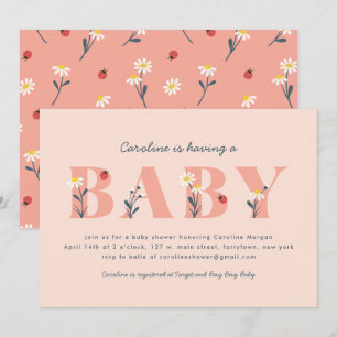 Little Lady Baby Shower Invitation