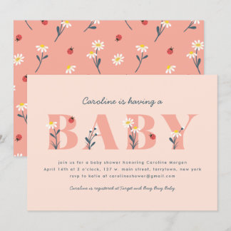 Little Lady Baby Shower Invitation