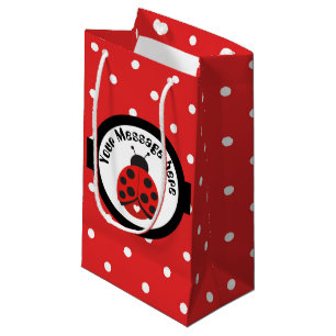 Little Ladybug add message party bag