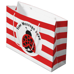 Little ladybug add message party bag