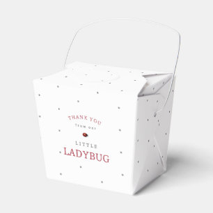 Little Ladybug Baby Shower Favour Box