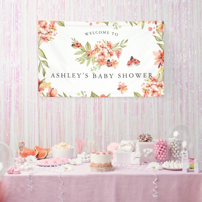 Little Ladybug | Baby Shower Welcome Banner (Party)