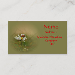 Little ladybug business card
