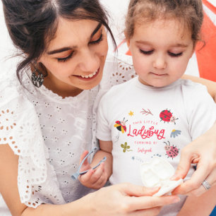 Little Ladybug Girl Birthday Party T-Shirt