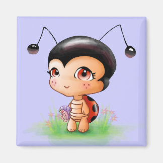 Little Ladybug Girl Magnet