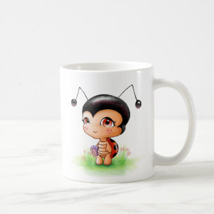 Little Ladybug Girl Mug
