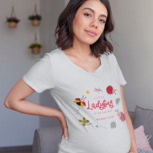 Little Ladybug Mummy To Be T-Shirt