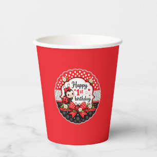 Little Ladybug's 1st Birthday Party Paper Cups