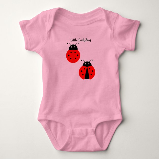 Little Ladybugs Baby Bodysuit (Front)
