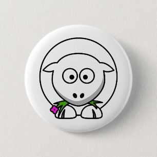 Little Lamb 6 Cm Round Badge
