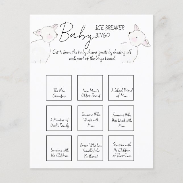 Little Lamb Baby Shower (Front)