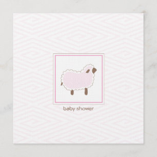 Little Lamb Baby Shower Invitation