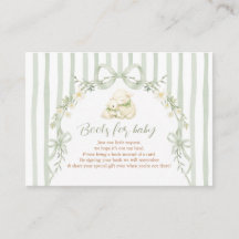 Little Lamb Books for Baby Baby Shower Green