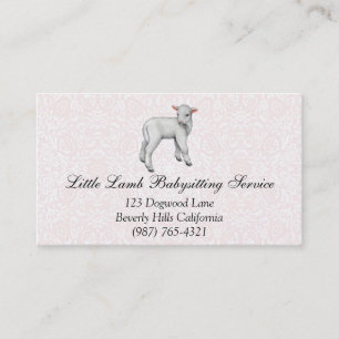Little Lamb Child Care Business Cards