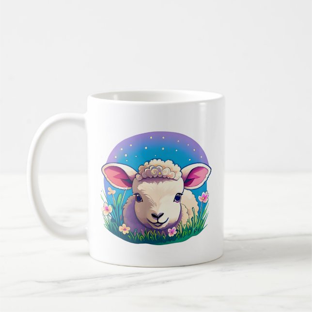 Little Lamb  Coffee Mug (Left)