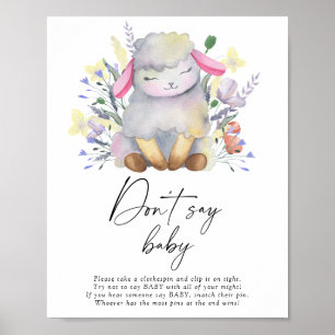 Little lamb - Don't say baby Poster