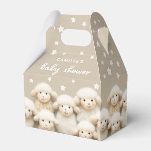 Little Lamb Gender Neutral Baby Shower Favour Box