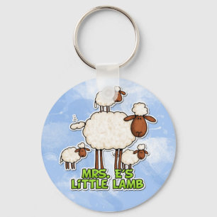 little lamb keychain