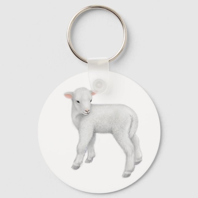 Little Lamb Keychain (Front)