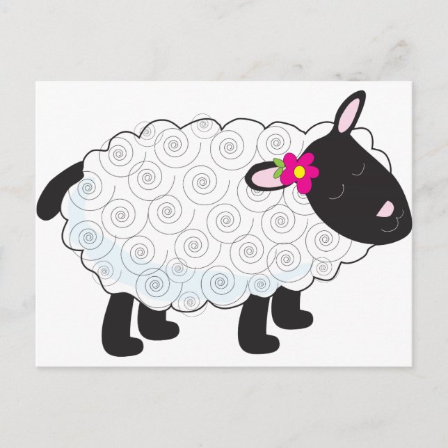 Little Lamb Postcard (Front)