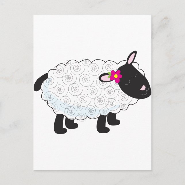 Little Lamb Postcard (Front)