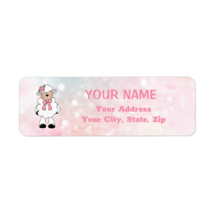Little Lamb Return Address Label